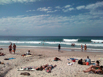 オーストラリア　真夏のビーチ